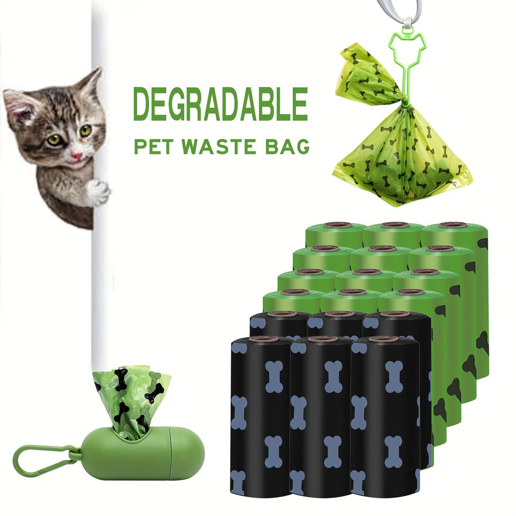 Biodegradable Dog Waste Bags with Dispenser