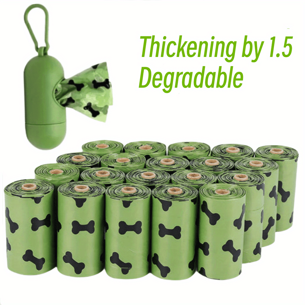 Biodegradable Dog Waste Bags with Dispenser