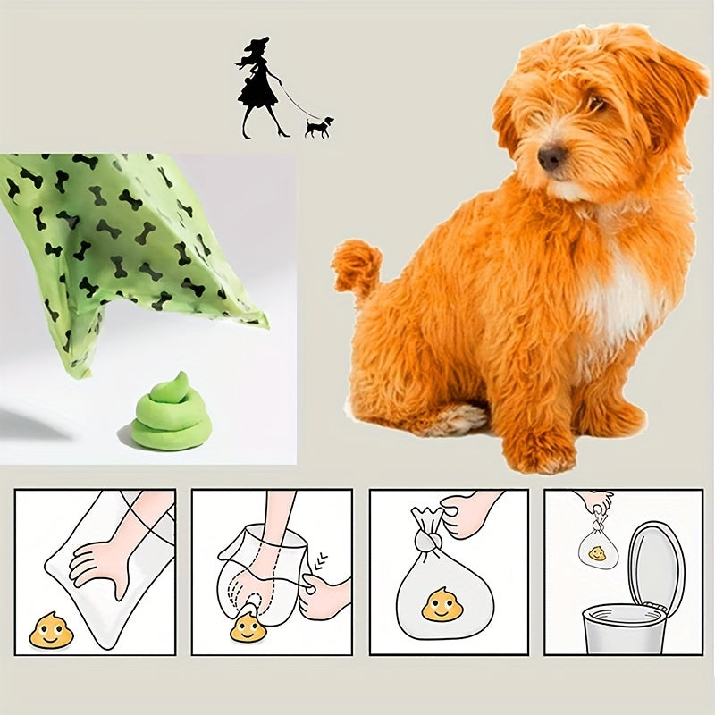 Biodegradable Dog Waste Bags with Dispenser