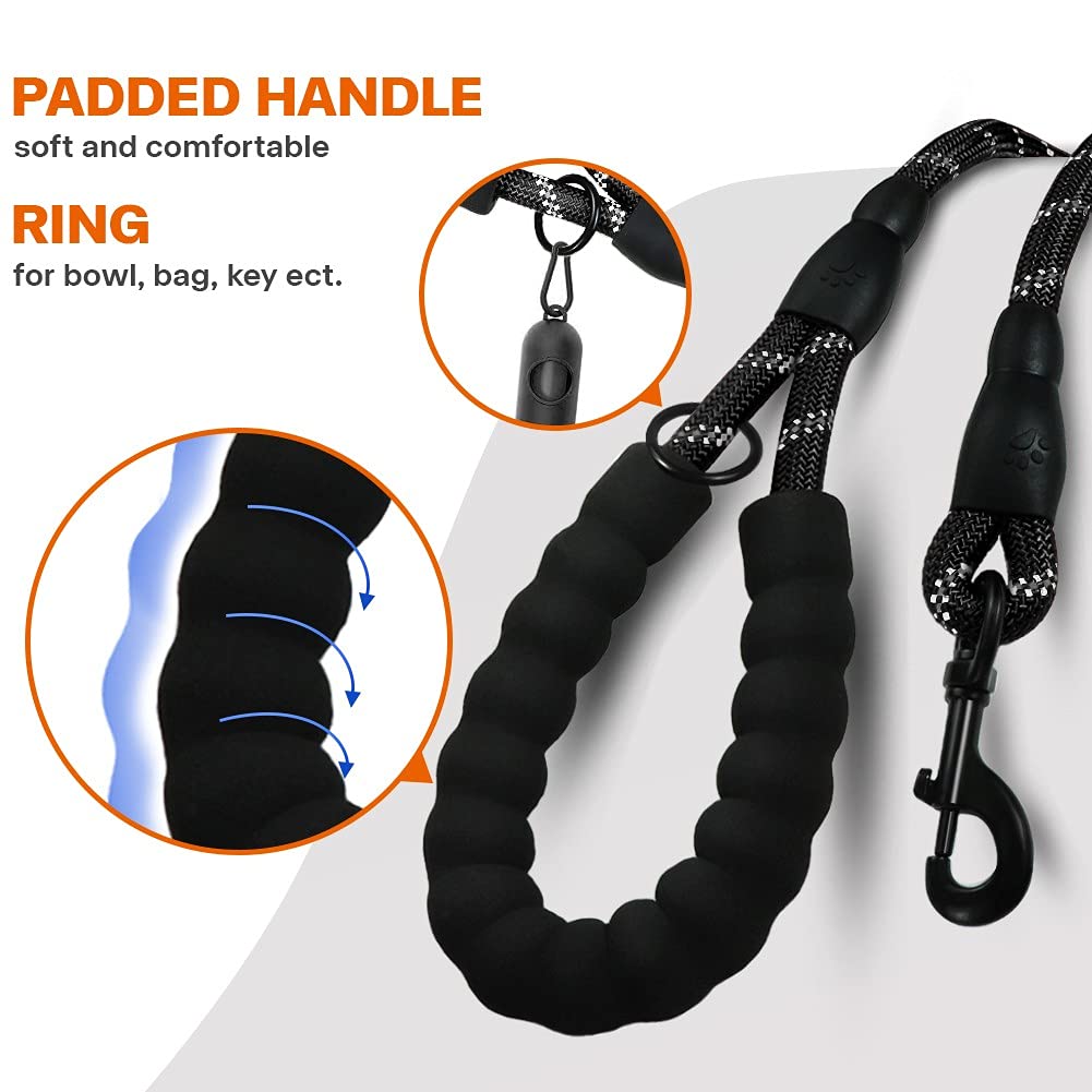 Elastic Hands-Free Dog Leash with Waist Belt