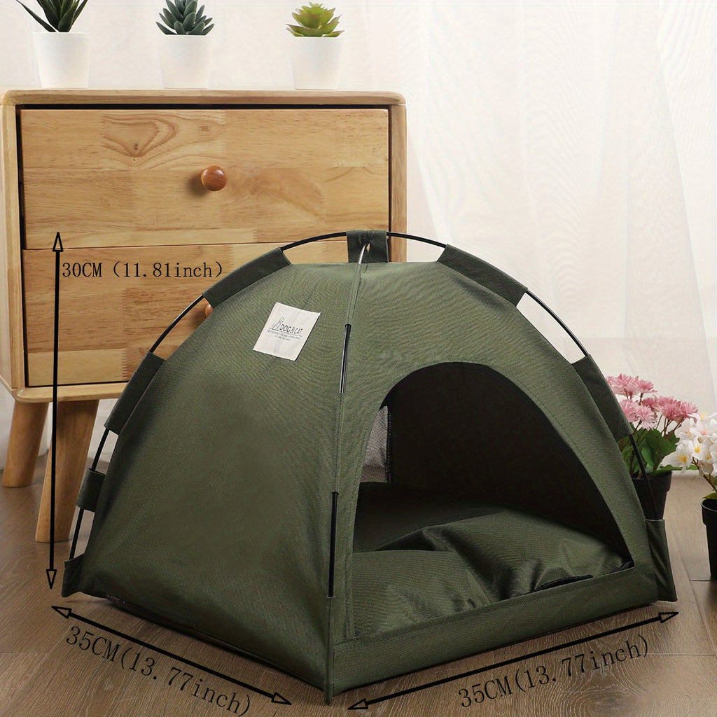 Cat Tent Bed with Removable Soft Pad