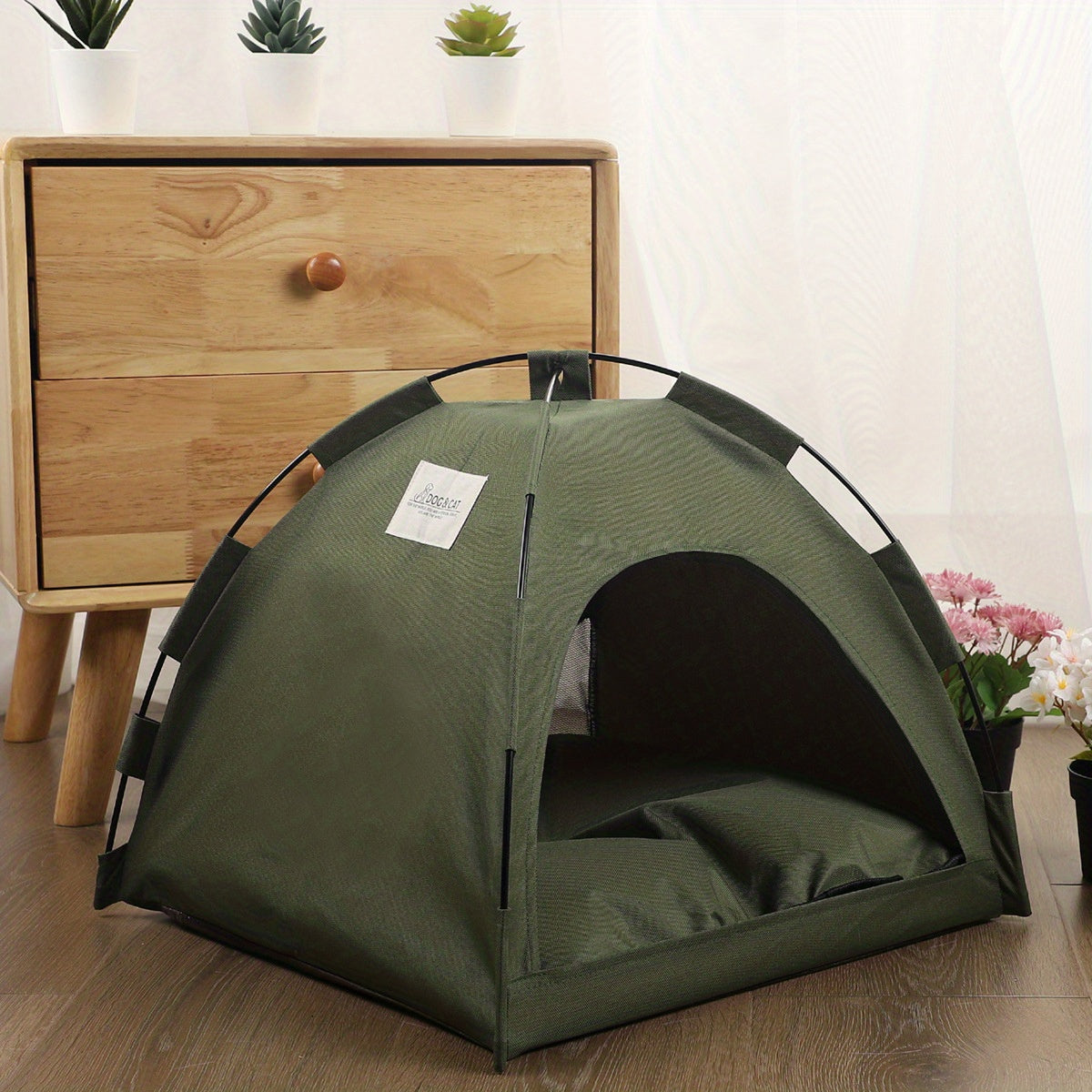 Cat Tent Bed with Removable Soft Pad