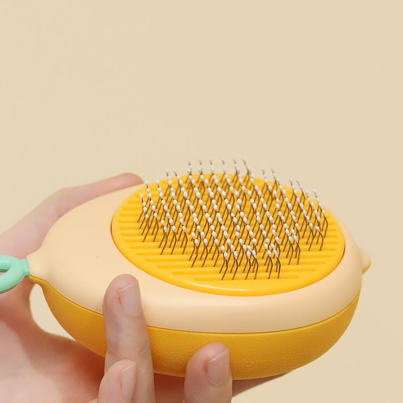 Creative Cat Grooming Comb with Self-Cleaning