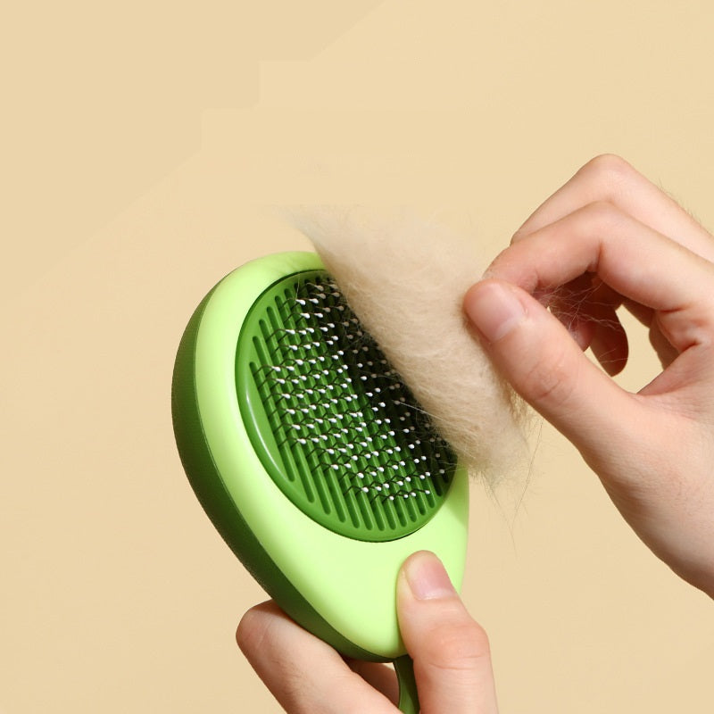 Creative Cat Grooming Comb with Self-Cleaning